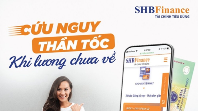 Đăng ký vay tiền SHB online