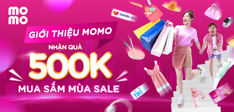 Nhập mã giới thiệu Momo nhận quà 500K hấp dẫn