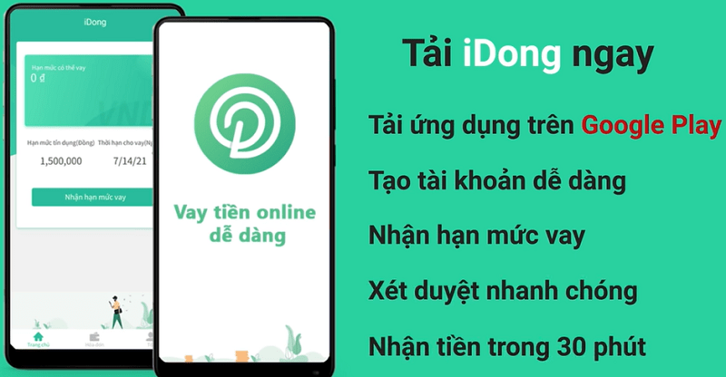 iDong - đơn vị cung cấp dịch vụ vay tiền online